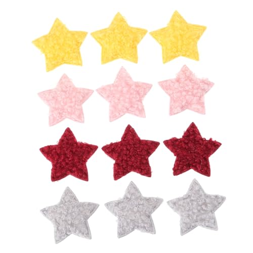 SEWACC 40 Stück Fünfzackige Stern Patches zum Aufbügeln DIY Kleidung Deko Vielseitige Haar und Kopfschmuck Accessoires Langlebige Flauschige Stoffaufnäher für Jeans Zufällige Farbe SEWACC 40 Stück Fünfzackige Stern Patches zum Aufbügeln DIY Kleidung Deko Vielseitige Haar und Kopfschmuck Accessoires Langlebige Flauschige Stoffaufnäher für Jeans Zufällige Farbe von SEWACC