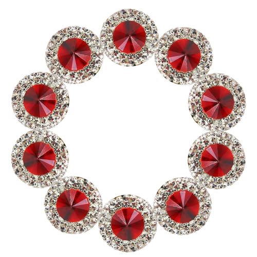 SEWACC 40 Stück Funkelnde Roten Rhinestone für Diy Bastelarbeiten Fake Edelsteine für Schmuckherstellung Haarspangen und Nagelkunst SEWACC 40 Stück Funkelnde Roten Rhinestone für Diy Bastelarbeiten Fake Edelsteine für Schmuckherstellung Haarspangen und Nagelkunst von SEWACC