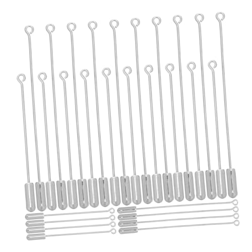 SEWACC 40 Stück Metallbroschen mit Stopper Vielseitige DIY Zubehör für Anzüge Krawatten Hüte und Schmuckgestaltung SEWACC 40 Stück Metallbroschen mit Stopper Vielseitige DIY Zubehör für Anzüge Krawatten Hüte und Schmuckgestaltung von SEWACC
