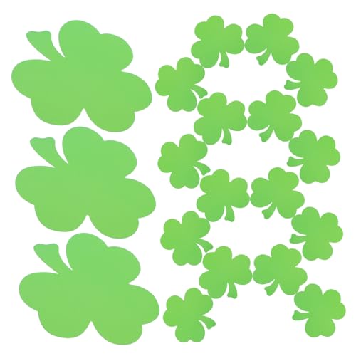 SEWACC 40 Stück Shamrock Papier Ausschnitte für Unterricht Dekorative Wandaufkleber für Patrick's Day Leichte Anwendung mit Klebepunkten für Partys und Bastelprojekte SEWACC 40 Stück Shamrock Papier Ausschnitte für Unterricht Dekorative Wandaufkleber für Patrick's Day Leichte Anwendung mit Klebepunkten für Partys und Bastelprojekte von SEWACC