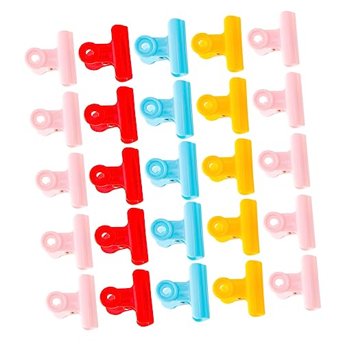 SEWACC 40 Stück Teiliges Bunter Kunststoff Binder Clips Farbenfrohe Büroklammern für Papier und Dokumente Robuste Schreibwaren Organizer für Schule und Büro Vielseitige Halter für SEWACC 40 Stück Teiliges Bunter Kunststoff Binder Clips Farbenfrohe Büroklammern für Papier und Dokumente Robuste Schreibwaren Organizer für Schule und Büro Vielseitige Halter für von SEWACC
