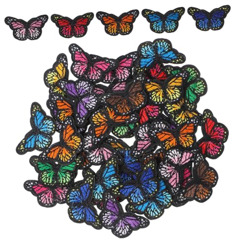 SEWACC 40 Stück Teiliges Schmetterling Stickerei Patch Bunte Applikationen Weiches Stoffmaterial Einfach zum Aufnähen Dekorativ für Kleidung Taschen und DIY Zufällige Farbe SEWACC 40 Stück Teiliges Schmetterling Stickerei Patch Bunte Applikationen Weiches Stoffmaterial Einfach zum Aufnähen Dekorativ für Kleidung Taschen und DIY Zufällige Farbe von SEWACC