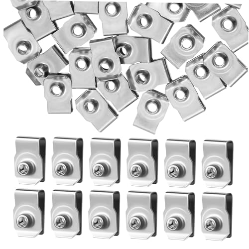 SEWACC 40 Stück U Förmige Klemmen Clip Nüsse für Kfz Befestigungen Hochstabile Automobil Panel Clips Vielseitig Einsetzbar für Maschinen und Möbel SEWACC 40 Stück U Förmige Klemmen Clip Nüsse für Kfz Befestigungen Hochstabile Automobil Panel Clips Vielseitig Einsetzbar für Maschinen und Möbel von SEWACC