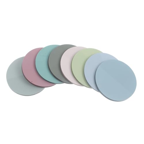 SEWACC 400 Blatt Transparente Selbstklebende Runde Haftnotizen Vielseitige Memo pads für Büro Schule und Studium Wiederablösbar Glatte Oberfläche Praktische Schreibwaren für Organisation von SEWACC