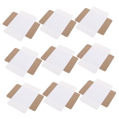 SEWACC 400 Stück Blanko Postkarten Kraftpapier Weißes und Braunes Kartonpapier Für DIY Graffiti Malen Stempeln Schreiben Vielseitige Kreativkarten Für Handgemachte Grußbotschaften von SEWACC