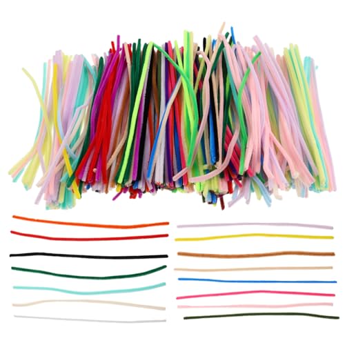 SEWACC 400 Stück Bunte Chenille Stiele Pfeifenreiniger zum Basteln Flexible DIY Bastelstäbe für Erwachsene Langlebige Kunsthandwerk Materialien für Weihnachts Deko und Kreative SEWACC 400 Stück Bunte Chenille Stiele Pfeifenreiniger zum Basteln Flexible DIY Bastelstäbe für Erwachsene Langlebige Kunsthandwerk Materialien für Weihnachts Deko und Kreative von SEWACC