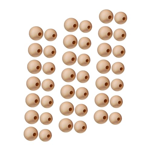 SEWACC 400 Stück Holzperlen Rund Unbehandelte Natürliche Bastelperlen für DIY Schmuckherstellung Armbänder Halsketten und Heimdekoration SEWACC 400 Stück Holzperlen Rund Unbehandelte Natürliche Bastelperlen für DIY Schmuckherstellung Armbänder Halsketten und Heimdekoration von SEWACC
