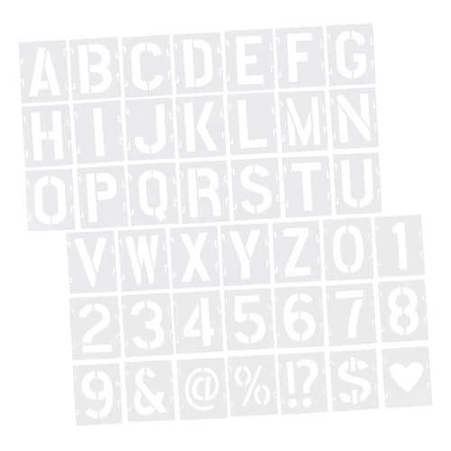 SEWACC 42 Stück Teiliges Buchstaben und Zahlen Schablonenset für Malen und Basteln Wiederverwendbare Interlockende Vorlagen für Kreative DIY Projekte Holz Wänden Stoffen und Mehr SEWACC 42 Stück Teiliges Buchstaben und Zahlen Schablonenset für Malen und Basteln Wiederverwendbare Interlockende Vorlagen für Kreative DIY Projekte Holz Wänden Stoffen und Mehr von SEWACC