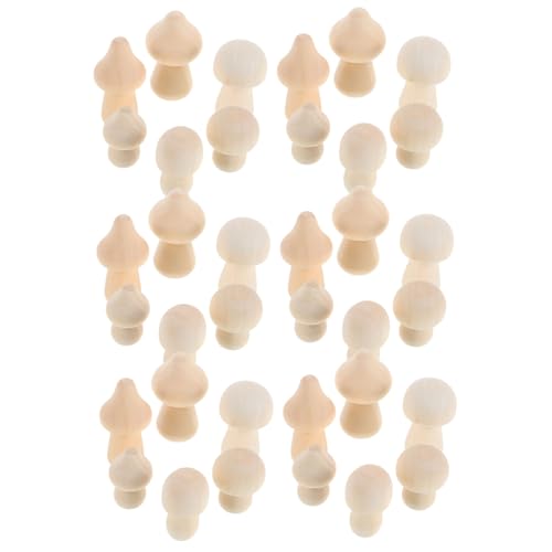 SEWACC 42 Stück Teiliges Unlackierte Holzpilze Naturbelassenem Holz Mini Pilzfiguren für Diy Bastelprojekte Bemalbare Holzpilz Ornamente als Tisch und Regaldekoration SEWACC 42 Stück Teiliges Unlackierte Holzpilze Naturbelassenem Holz Mini Pilzfiguren für Diy Bastelprojekte Bemalbare Holzpilz Ornamente als Tisch und Regaldekoration von SEWACC
