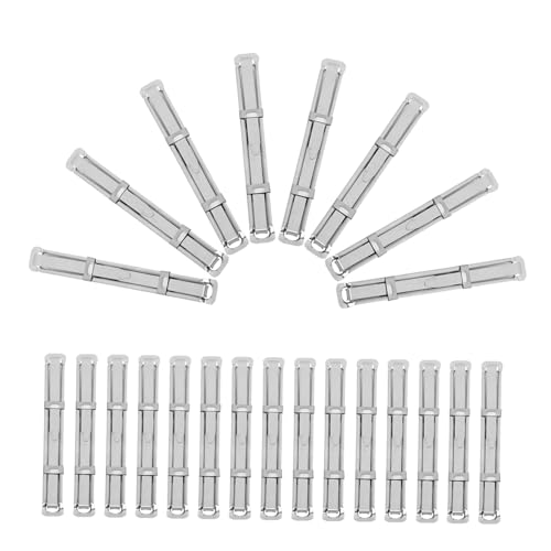 SEWACC 45 Sätze Teiliges Metall Binder Clips Robuste Büroklammern für Dokumentenorganisation Zwei Loch Datei Clips für Effektives Arbeiten im Büro Schule und Zuhause von SEWACC