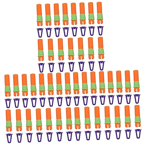 SEWACC 45 Stck. Teiliges Crayon Extender Set mit Kunststoffhalter Praktischer Wachsmalstift Verlängerung und Buntstifthalter für Künstler Langlebig Komfortabel und Einfach zu Verwenden von SEWACC