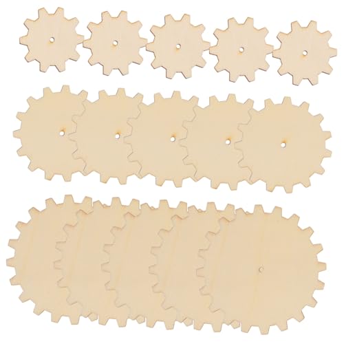 SEWACC 45 Stück Holzmaschinenzahnräder Unlackierte Holzornamente Unlackierte Holzkreise Holzzahnräder Holzzahnradbaugruppen DIY Lackzahnräder Beige SEWACC 45 Stück Holzmaschinenzahnräder Unlackierte Holzornamente Unlackierte Holzkreise Holzzahnräder Holzzahnradbaugruppen DIY Lackzahnräder Beige von SEWACC