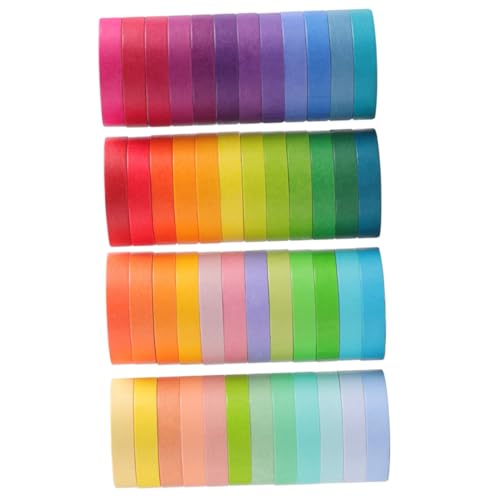 SEWACC 48 Rollen Teiliges Washi Tape Bunte Klebebänder Selbstklebend für Scrapbooking DIY Journaling Hand Account Zubehör Vielseitig Einsetzbar für Tagebücher Karten und SEWACC 48 Rollen Teiliges Washi Tape Bunte Klebebänder Selbstklebend für Scrapbooking DIY Journaling Hand Account Zubehör Vielseitig Einsetzbar für Tagebücher Karten und von SEWACC