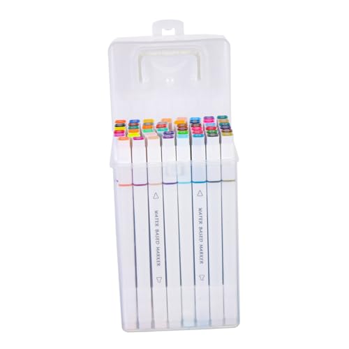 SEWACC 48 Stück Teiliges Dual Tip Marker Professionelle Filzstifte mit Dicker und Dünner Spitze Lebendige Farben Vielseitig für Zeichnen Malen DIY Kunst Geeignet für Erwachsene SEWACC 48 Stück Teiliges Dual Tip Marker Professionelle Filzstifte mit Dicker und Dünner Spitze Lebendige Farben Vielseitig für Zeichnen Malen DIY Kunst Geeignet für Erwachsene von SEWACC