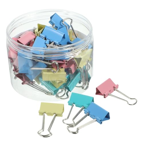 SEWACC 48 Stück Teiliges Kleine Metall Binder Clips Langlebige Büroklammern für Papier Dokumenten Clips mit Starkem Halt Praktische Aktenklemmen für Büro und Zuhause SEWACC 48 Stück Teiliges Kleine Metall Binder Clips Langlebige Büroklammern für Papier Dokumenten Clips mit Starkem Halt Praktische Aktenklemmen für Büro und Zuhause von SEWACC