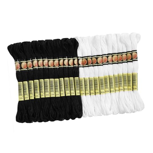 SEWACC 48 Stück Teiliges Stickgarn Lang Vielseitige Kreuzstich Stickgarn für DIY handarbeiten Flexible Farbauswahl für Anfänger und Erfahrene Näher für Stoffe und Geschenkideen SEWACC 48 Stück Teiliges Stickgarn Lang Vielseitige Kreuzstich Stickgarn für DIY handarbeiten Flexible Farbauswahl für Anfänger und Erfahrene Näher für Stoffe und Geschenkideen von SEWACC