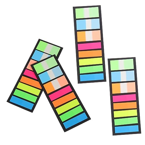 SEWACC 4Taschen Farbige Selbstklebende Lesezeichen Fluoreszierende Index Marker für Schule und Büro Beschreibbare Haftnotizen Praktische Lesestreifen zur Markierung und Organisation SEWACC 4Taschen Farbige Selbstklebende Lesezeichen Fluoreszierende Index Marker für Schule und Büro Beschreibbare Haftnotizen Praktische Lesestreifen zur Markierung und Organisation von SEWACC