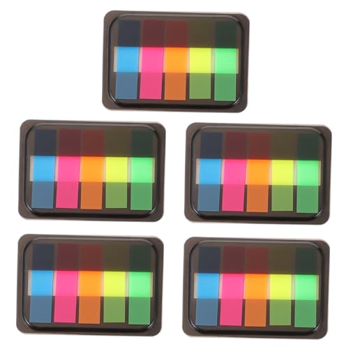 SEWACC 5 Boxen Pack Fluoreszierende Haftnotizen Selbstklebend Praktische Index Tabs für Büro und Schule Leicht Tragbar zum Organisieren Markieren Planen und Personalisieren von SEWACC 5 Boxen Pack Fluoreszierende Haftnotizen Selbstklebend Praktische Index Tabs für Büro und Schule Leicht Tragbar zum Organisieren Markieren Planen und Personalisieren von von SEWACC