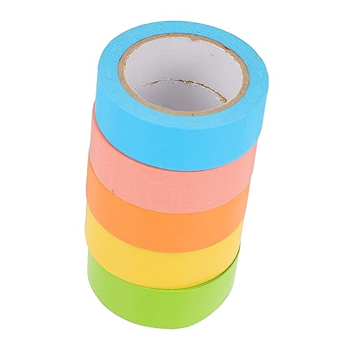 SEWACC 5 Rollen Klebeband washi tape breit the washi tape klebestring Farben des Abdeckbandes Textmarker sticker weihnachten dekoration DIY Washi Tape Aufkleber- Japanisches Papier SEWACC 5 Rollen Klebeband washi tape breit the washi tape klebestring Farben des Abdeckbandes Textmarker sticker weihnachten dekoration DIY Washi Tape Aufkleber- Japanisches Papier von SEWACC