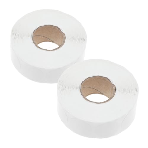 SEWACC 5 Rollen Runde Selbstklebende Etiketten Weiße Aufkleber für Büro Einzelhandel Zuhause Lebensmittelservice Haftend Leicht Beschriftbar für Kennzeichnung und Organisation SEWACC 5 Rollen Runde Selbstklebende Etiketten Weiße Aufkleber für Büro Einzelhandel Zuhause Lebensmittelservice Haftend Leicht Beschriftbar für Kennzeichnung und Organisation von SEWACC