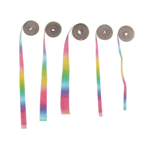 SEWACC 5 Rollen Selbstklebendes Strassband Glitzersteine Diamantbänder DIY Dekoration Textilien Auto Handy Zubehör Flexibel Zuschneidbar Langlebig Sicher SEWACC 5 Rollen Selbstklebendes Strassband Glitzersteine Diamantbänder DIY Dekoration Textilien Auto Handy Zubehör Flexibel Zuschneidbar Langlebig Sicher von SEWACC