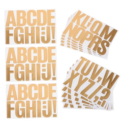 SEWACC 5 Sätze Alphabet Sticker für Diy Projekte und Postkasten Dekoration Wetterfeste für Gestaltung SEWACC 5 Sätze Alphabet Sticker für Diy Projekte und Postkasten Dekoration Wetterfeste für Gestaltung von SEWACC