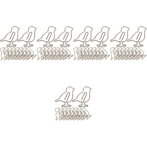 SEWACC 5 Sätze Kreative Büroklammern Im Süße Antike Vogel Designs Aus Metall Für Dokumente Notizen Und Scrapbooking Bürobedarf Für Zuhause Und Büro 20 Stück * 5 SEWACC 5 Sätze Kreative Büroklammern Im Süße Antike Vogel Designs Aus Metall Für Dokumente Notizen Und Scrapbooking Bürobedarf Für Zuhause Und Büro 20 Stück * 5 von SEWACC
