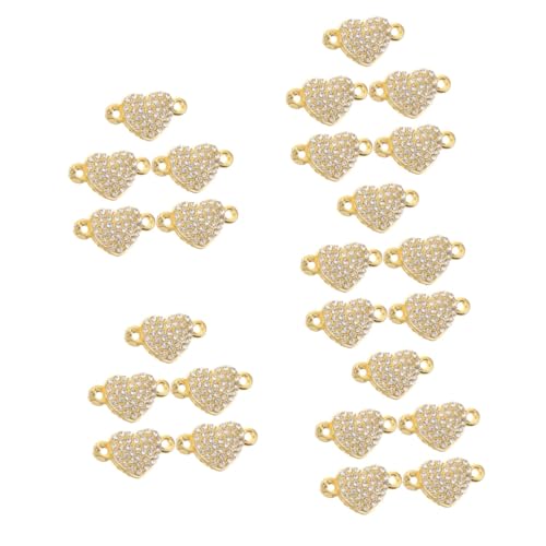 SEWACC 5 Sätze Teiliges Magnetverschluss Herz Klammern Legierung Für Diy Schmuck Glänzender Und Langlebiger Verschluss Für Armbänder Und Anhänger 5 Stücke * 5 SEWACC 5 Sätze Teiliges Magnetverschluss Herz Klammern Legierung Für Diy Schmuck Glänzender Und Langlebiger Verschluss Für Armbänder Und Anhänger 5 Stücke * 5 von SEWACC