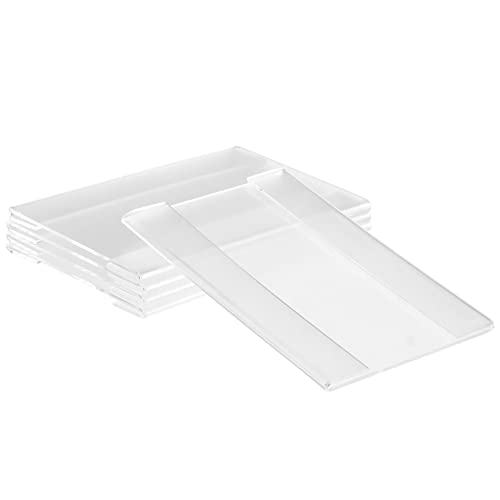 SEWACC 5 Stück Acryl Preisschildhalter Transparent Stabiler Tischaufsteller aus Hochwertigem Acryl für Menükarten Preisschilder Namensschilder in Restaurants Hotels Supermärkten und SEWACC 5 Stück Acryl Preisschildhalter Transparent Stabiler Tischaufsteller aus Hochwertigem Acryl für Menükarten Preisschilder Namensschilder in Restaurants Hotels Supermärkten und von SEWACC