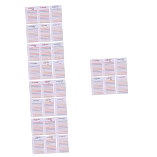 SEWACC 5 Stück Bunte Haftnotizen mit Ablösbarem Kleber Tragbare To Do Listen Memo Pads für Schule Büro und Zuhause Vielseitige Selbstklebende Notizzettel für Tägliche Verwendung von SEWACC