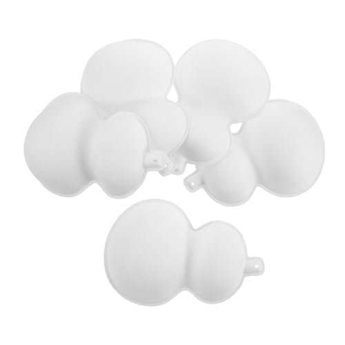 SEWACC 5 Stück Diy Pulp Masken für Weiße Unbemalte Gourd Masken Dekorieren für Partys Cosplay und Bastelprojekte SEWACC 5 Stück Diy Pulp Masken für Weiße Unbemalte Gourd Masken Dekorieren für Partys Cosplay und Bastelprojekte von SEWACC