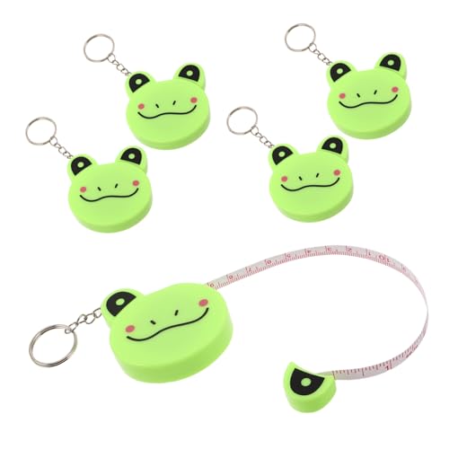 SEWACC 5 Stück Frosch Maßband Schlüsselanhänger Doppelseitig Messend Weiches Einziehbares Maßband für Nähen Schneiderei Stoff Handwerk Präzise und Tragbar SEWACC 5 Stück Frosch Maßband Schlüsselanhänger Doppelseitig Messend Weiches Einziehbares Maßband für Nähen Schneiderei Stoff Handwerk Präzise und Tragbar von SEWACC