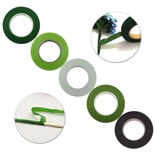 SEWACC 5 Stück Girlande Papierband klebeband grün selbstgemachtes abklebeband Abdeckklebeband farbiges Abdeckband SEWACC 5 Stück Girlande Papierband klebeband grün selbstgemachtes abklebeband Abdeckklebeband farbiges Abdeckband von SEWACC