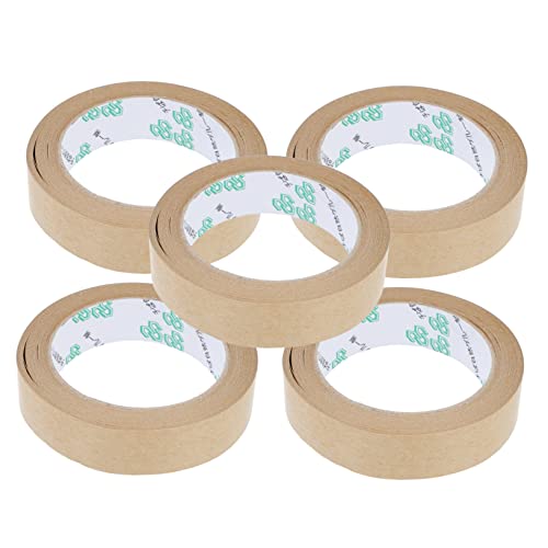 SEWACC 5 Stück Kraftpapier Klebeband Fotoalbum Klebeband Gel Abdeckband Transparentes Knittriges Wurstetiketten Versiegelungs Verpackungsband Nachfüllspender Polsterband SEWACC 5 Stück Kraftpapier Klebeband Fotoalbum Klebeband Gel Abdeckband Transparentes Knittriges Wurstetiketten Versiegelungs Verpackungsband Nachfüllspender Polsterband von SEWACC
