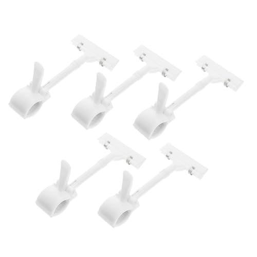 SEWACC 5 Stück Kunststoff Preisschildhalter Clip Langlebig Praktisch Leicht Tragbar für Werbedisplay Etikettenhalter Preis Clamp für Supermarkt Büro Regal SEWACC 5 Stück Kunststoff Preisschildhalter Clip Langlebig Praktisch Leicht Tragbar für Werbedisplay Etikettenhalter Preis Clamp für Supermarkt Büro Regal von SEWACC