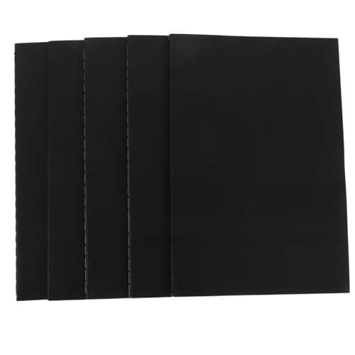SEWACC 5 Stück Leeres Notizbuch Blanko Journal mit Robustes Kraftpapier Cover Vielseitig für Skizzen Schreiben und Reisen Langlebiges Design und Stylisches Erscheinungsbild von SEWACC