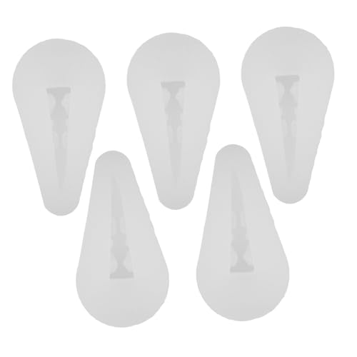 SEWACC 5 Stück Silikonform Totenkopf Krähenkopf für Halloween Basteln Langlebige Harzform für Schmuck Seife Schokolade Eiswürfel und Dessert Detailreiche DIY Gießform von SEWACC