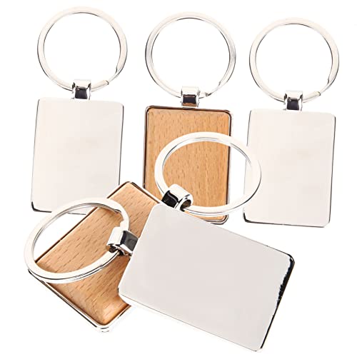 SEWACC 5 Stück Teiliges Blanke Holz Schlüsselanhänger Rechteckig DIY Bemalbar Langlebig Sicher Anhänger Basteln Zubehör Holzringe Kleine Holzscheiben für Kreative Gestaltung SEWACC 5 Stück Teiliges Blanke Holz Schlüsselanhänger Rechteckig DIY Bemalbar Langlebig Sicher Anhänger Basteln Zubehör Holzringe Kleine Holzscheiben für Kreative Gestaltung von SEWACC