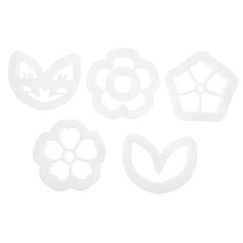 SEWACC 5 Stück Teiliges Clay Cutter für Polymer Clay Schmuck DIY Ohrring Herstellung Sichere Formen mit Abgerundeten Kanten Vielseitig Einsetzbar für Papierblumen Fondant und SEWACC 5 Stück Teiliges Clay Cutter für Polymer Clay Schmuck DIY Ohrring Herstellung Sichere Formen mit Abgerundeten Kanten Vielseitig Einsetzbar für Papierblumen Fondant und von SEWACC
