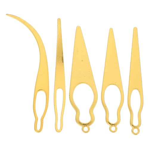 SEWACC 5 Stück Teiliges Dreadlocks Häkelnadeln aus Metall für Haarflechten Robustes Langlebiges Zubehör mit Ergonomischem Griff für Einfaches Einflechten von Zöpfen und Kunsthaar SEWACC 5 Stück Teiliges Dreadlocks Häkelnadeln aus Metall für Haarflechten Robustes Langlebiges Zubehör mit Ergonomischem Griff für Einfaches Einflechten von Zöpfen und Kunsthaar von SEWACC
