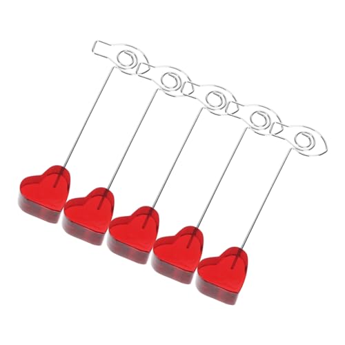 SEWACC 5 Stück Teiliges Fischförmige Notizclips Dekorative Kartenhalter für Büro und Zuhause Eleganter Foto und Visitenkartenhalter für Hochzeiten und Veranstaltungen von SEWACC
