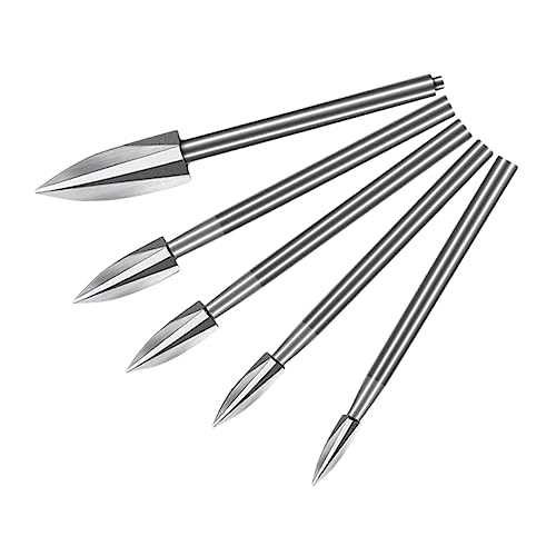 SEWACC 5 Stück Teiliges Holzbohrer Weißstahl Hochhärtend Verschleißfest Kompatibel mit Rotary Tools für Holzschnitzerei Möbelbau Präzises Bohren und DIY Holzarbeiten von SEWACC