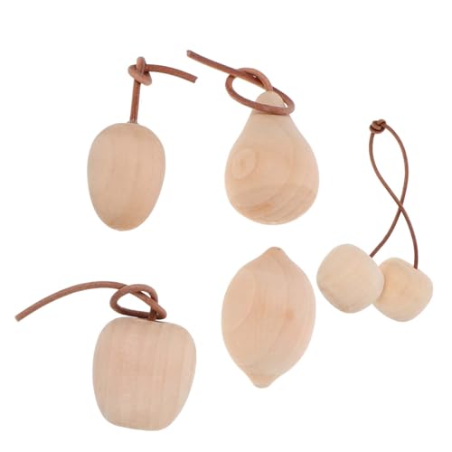 SEWACC 5 Stück Teiliges Holzfrüchte zum Bemalen Natürliche Unbemalte Holzfiguren für DIY Bastelprojekte Kreative Obstdekorationen für Handwerk und Zuhause Geeignet für Erwachsene SEWACC 5 Stück Teiliges Holzfrüchte zum Bemalen Natürliche Unbemalte Holzfiguren für DIY Bastelprojekte Kreative Obstdekorationen für Handwerk und Zuhause Geeignet für Erwachsene von SEWACC