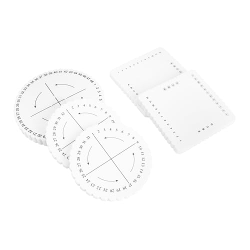 SEWACC 5 Stück Teiliges Knüpf Disc Werkzeug für DIY Armbänder Handgefertigte Schnur Disc zum Perlenweben für Anfänger und Fortgeschrittene Material Flexibel und Langlebig SEWACC 5 Stück Teiliges Knüpf Disc Werkzeug für DIY Armbänder Handgefertigte Schnur Disc zum Perlenweben für Anfänger und Fortgeschrittene Material Flexibel und Langlebig von SEWACC