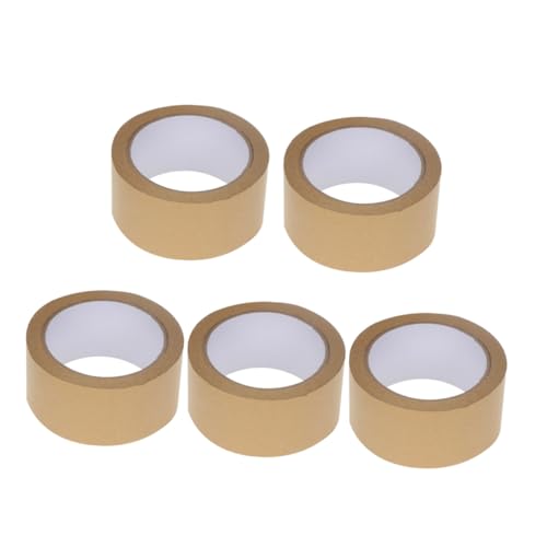 SEWACC 5 Stück Teiliges Kraftpapier klebeband Stark Haftendes Dekotape für DIY Bastelarbeiten Wasser Abriebfest für Geschenkverpackungen und Kreative Anwendungen SEWACC 5 Stück Teiliges Kraftpapier klebeband Stark Haftendes Dekotape für DIY Bastelarbeiten Wasser Abriebfest für Geschenkverpackungen und Kreative Anwendungen von SEWACC