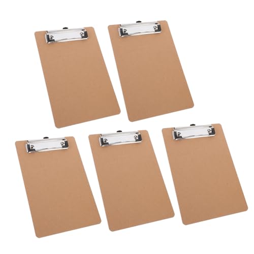 SEWACC 5 Stück Teiliges Mini-klemmbretter aus Holz und Robuste Schreibunterlage für Büro Schule Zuhause Praktischer Dokumentenorganizer und Schreibunterstützung SEWACC 5 Stück Teiliges Mini-klemmbretter aus Holz und Robuste Schreibunterlage für Büro Schule Zuhause Praktischer Dokumentenorganizer und Schreibunterstützung von SEWACC