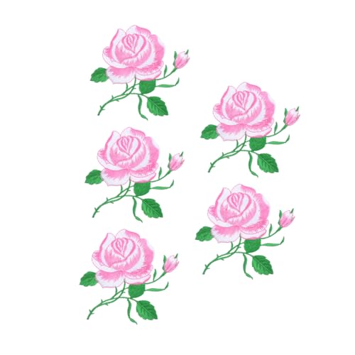 SEWACC 5 Stück Teiliges Rosenform Stickapplikationen Hautfreundliche Langlebige Bügelbilder und Nähflicken Einfache Anwendung für Kleidung Rucksack Vielseitig für Textilien SEWACC 5 Stück Teiliges Rosenform Stickapplikationen Hautfreundliche Langlebige Bügelbilder und Nähflicken Einfache Anwendung für Kleidung Rucksack Vielseitig für Textilien von SEWACC