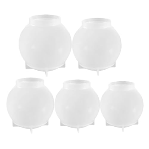 SEWACC 5 Stück Teiliges Silikon Ballform Flexible Kugel Gießformen DIY Bastelform für Harz Epoxidharz Schmuck Dekoration Einfach zu Entformen und Reinigen SEWACC 5 Stück Teiliges Silikon Ballform Flexible Kugel Gießformen DIY Bastelform für Harz Epoxidharz Schmuck Dekoration Einfach zu Entformen und Reinigen von SEWACC