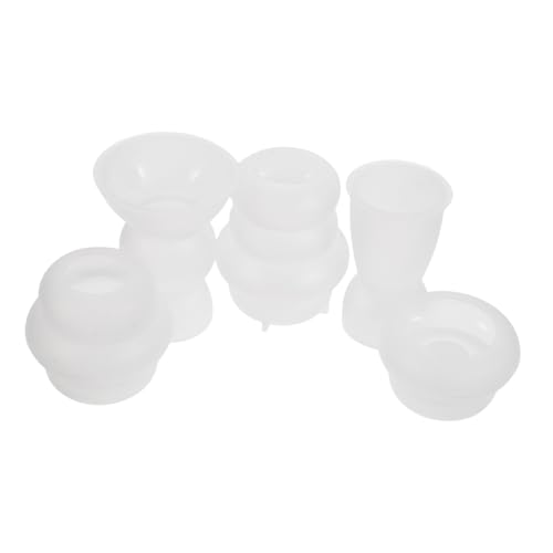 SEWACC 5 Stück Teiliges Silikon Kerzenhalter Gießform Mehrschichtige Runde Stapel design Kerzenbasis Form Flexible und Langlebige DIY Form für Wachs und Epoxidharz Kerzen Dekoration SEWACC 5 Stück Teiliges Silikon Kerzenhalter Gießform Mehrschichtige Runde Stapel design Kerzenbasis Form Flexible und Langlebige DIY Form für Wachs und Epoxidharz Kerzen Dekoration von SEWACC