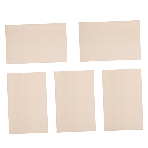 SEWACC 5 Stück Teiliges Unbehandelter Basswood Holzplatten Glatte Diy Holzblöcke zum Bemalen Schnitzen Basteln und Individuellen Holzprojekten SEWACC 5 Stück Teiliges Unbehandelter Basswood Holzplatten Glatte Diy Holzblöcke zum Bemalen Schnitzen Basteln und Individuellen Holzprojekten von SEWACC